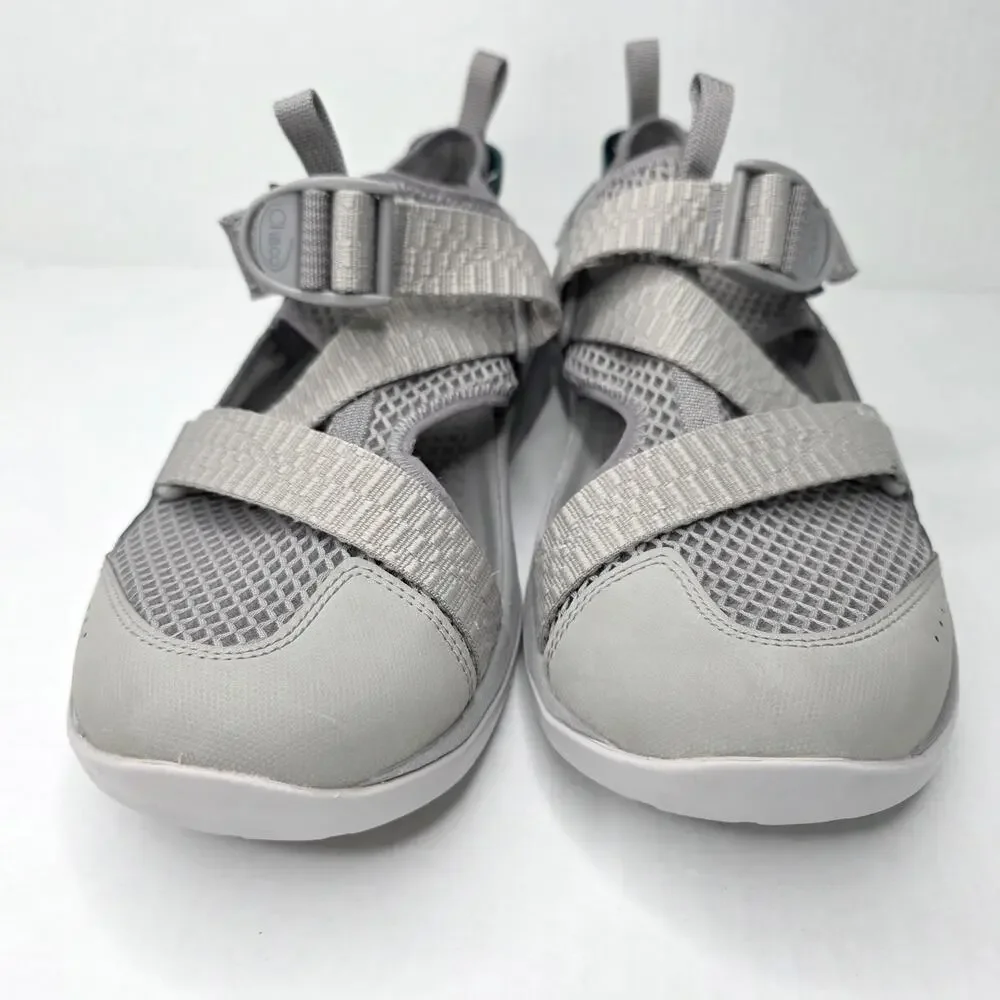 Chaco Odyssey Men 9 Gray Closed Toe Mesh Water Shoe Hiking Sandal Gorpcore Sport